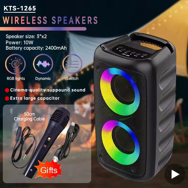 Musical Instrument Note - Wireless Karaoke Bluetooth Speaker Subwoofer Portable