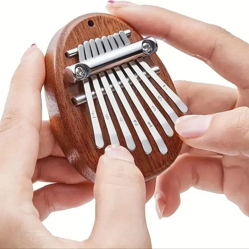 Musical Instrument Balalaika - 8 Key Mini Wood Kalimba High