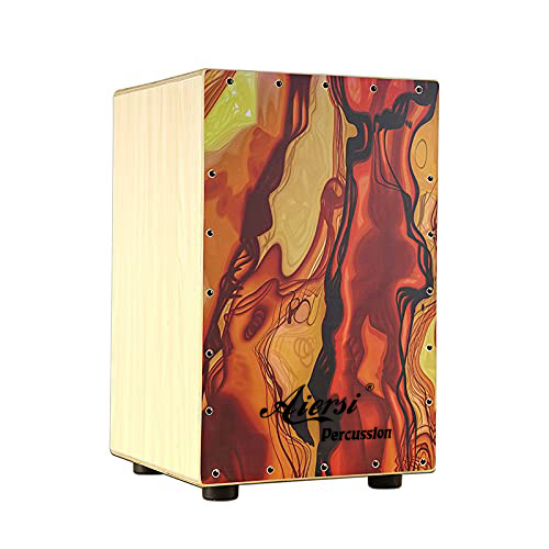 Musical Instrument Drum - Colour Wood Hand Cajon Box Drum