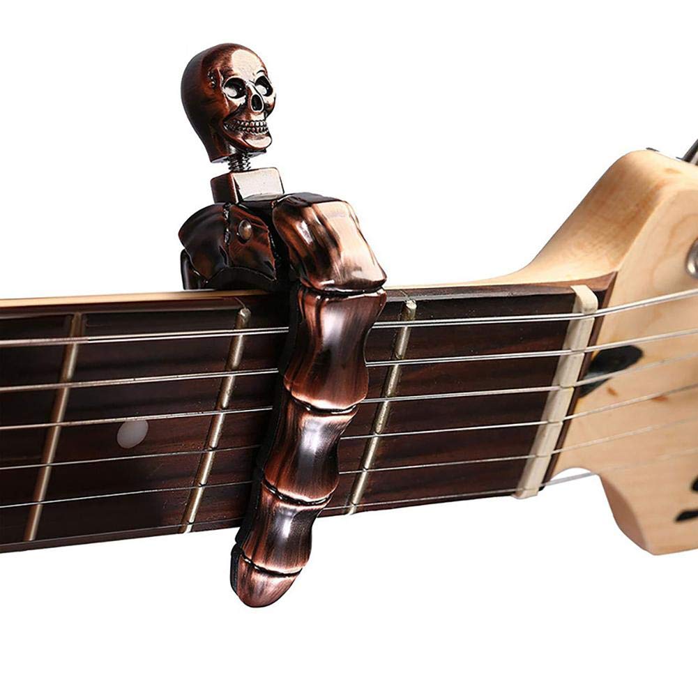 Guitar Capo Skull Capo for Aco - Musical Instrument Organ 评论和价格
