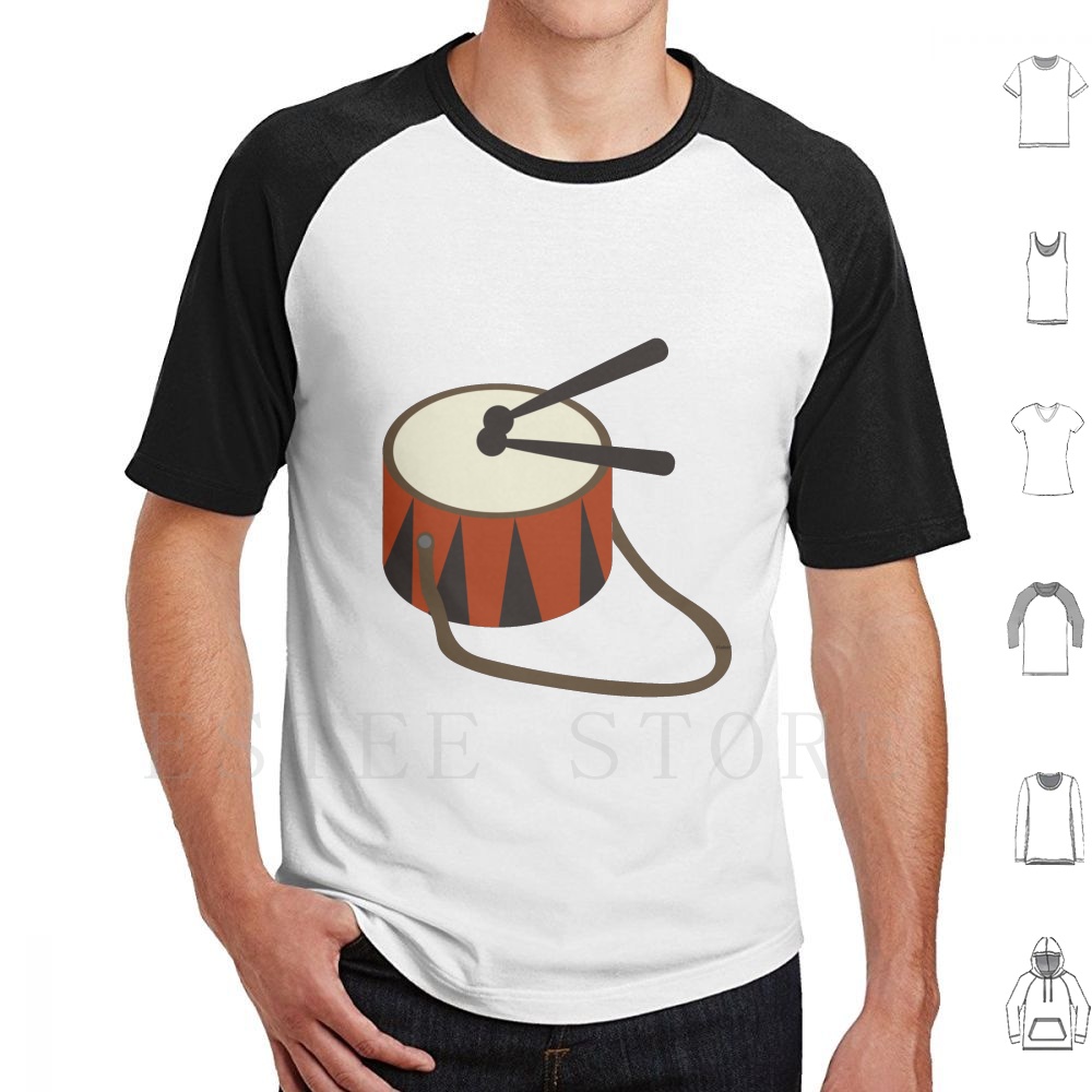 Retro Toy Drum T Shirt DIY Big - Musical Instrument Diy 评论和价格