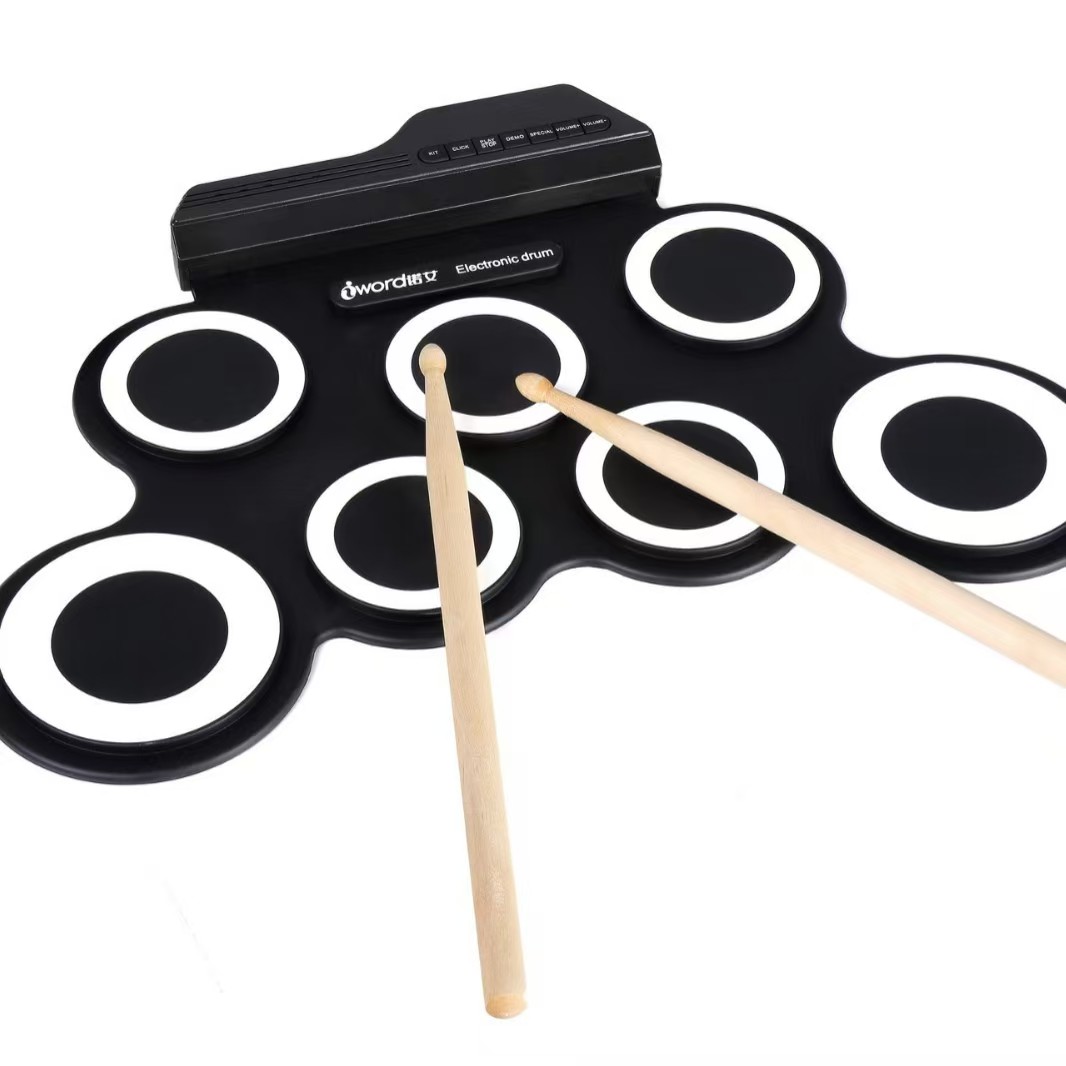 High Quality Silicon Drum Pad  - Musical Instrument Drum 评论和价格