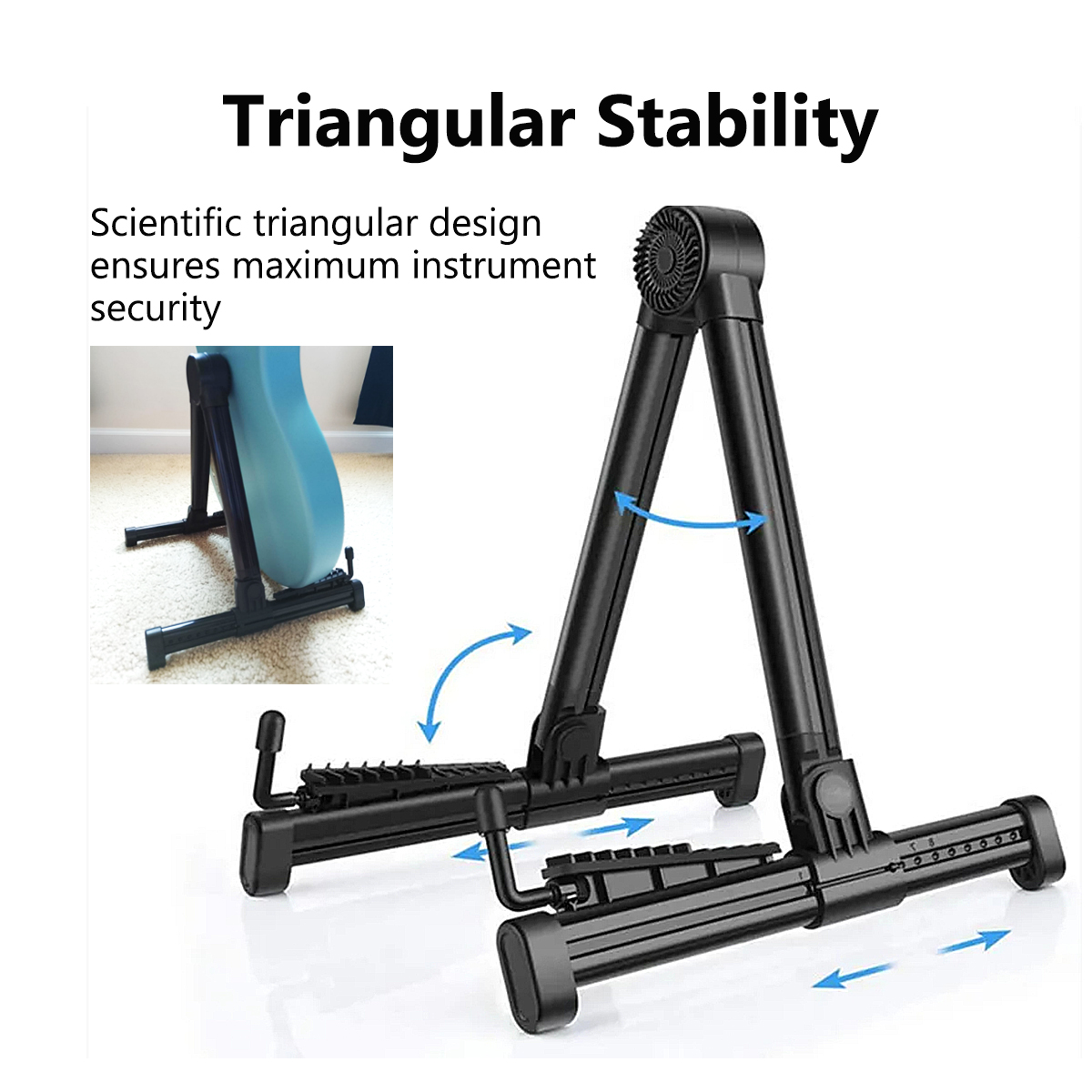 Miwayer Foldable Guitar Stand  - Musical Instrument Organ 评论和价格