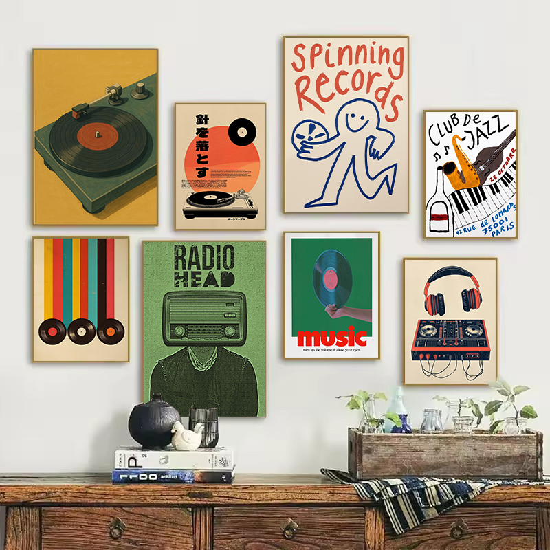 Retro Japanese Style Vinyl Rec - Musical Instrument Japanese 评论和价格