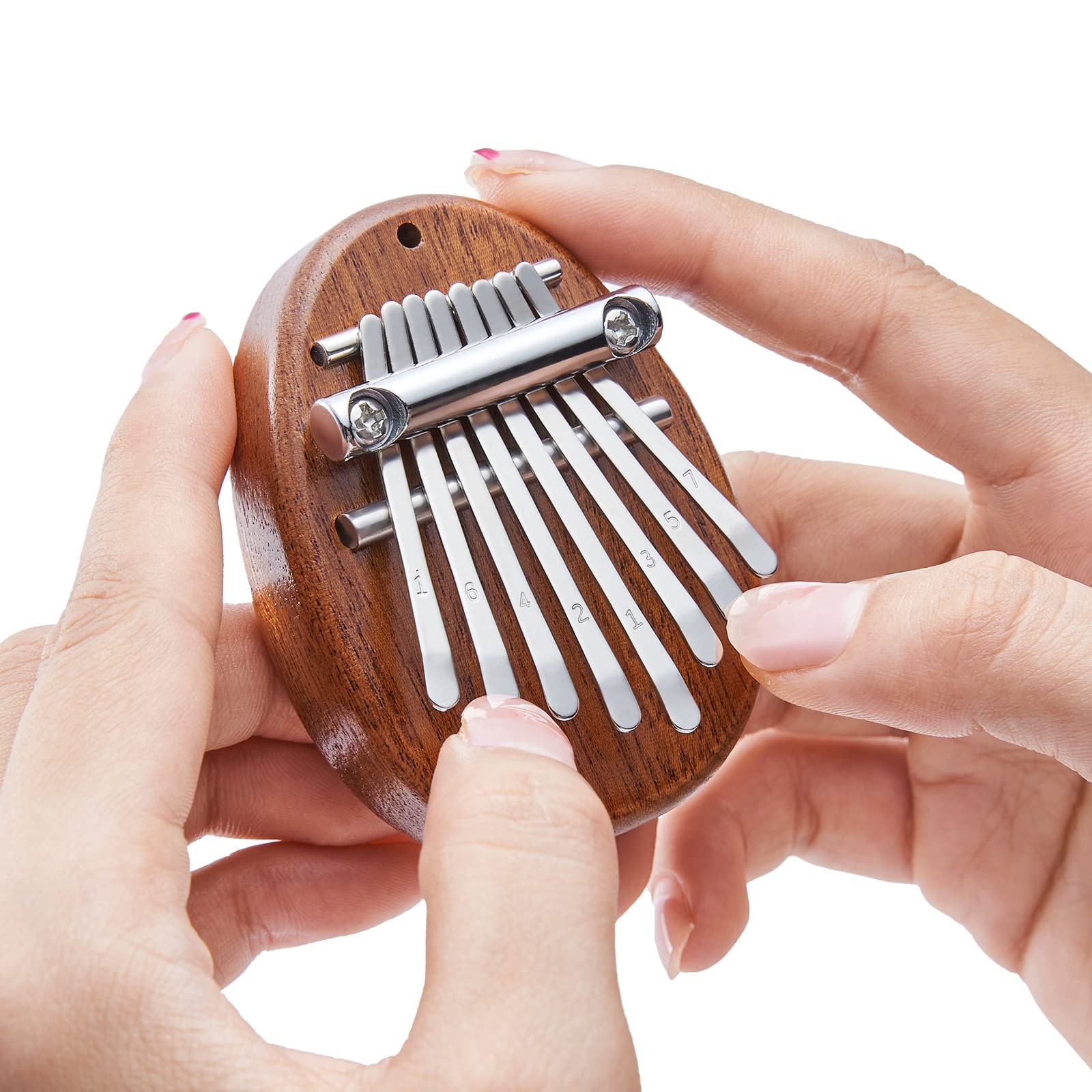 Mini Kalimba 8 Key Thumb Piano - Musical Instrument Balalaika 评论和价格