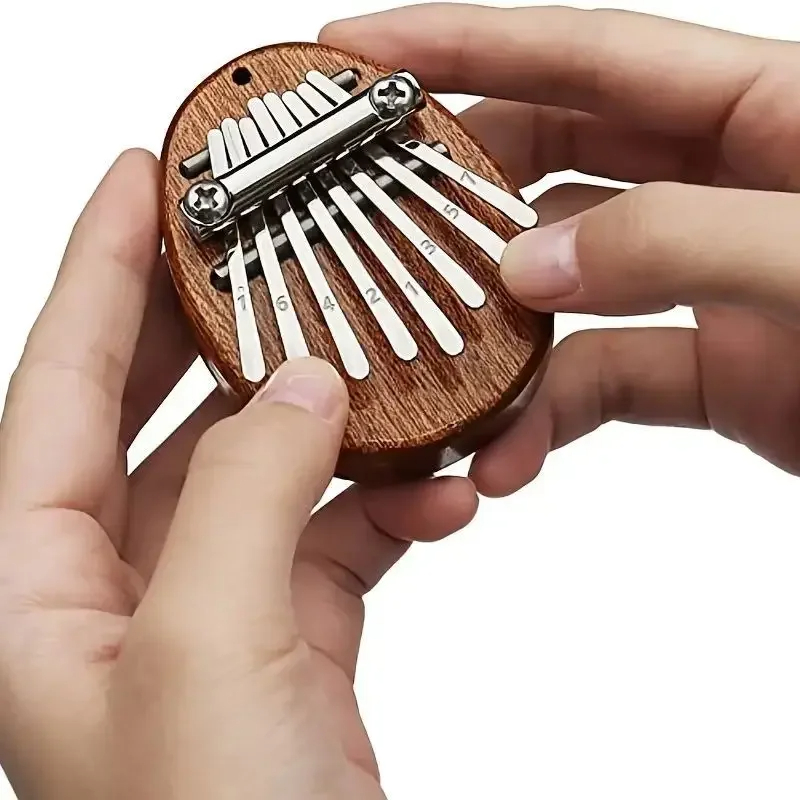 8 Key Mini Wooden Kalimba High - Musical Instrument Balalaika 评论和价格