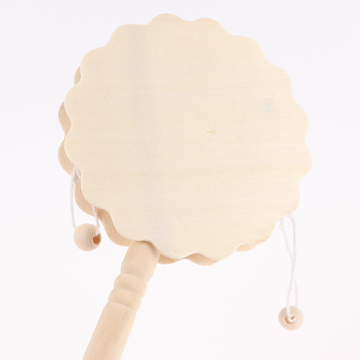 5Pcs A Drum Shaped Rattle Wood - Musical Instrument Diy 评论和价格