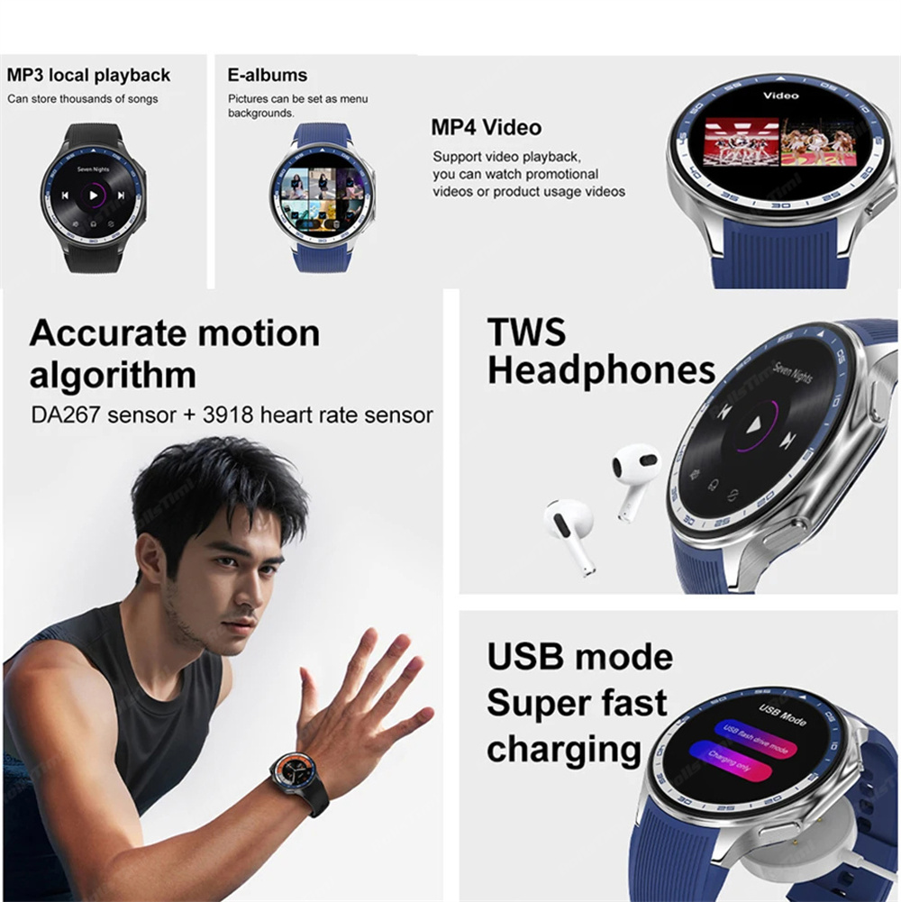 1.43 AMOLED Smart Watch 3D Sur - Musical Instrument Japanese 评论和价格