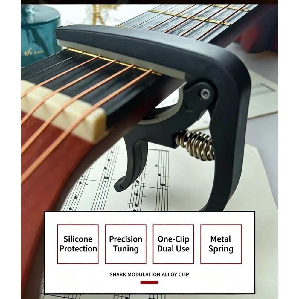 2 in 1 Guitar Capo with Bridge - Musical Instrument Organ 评论和价格