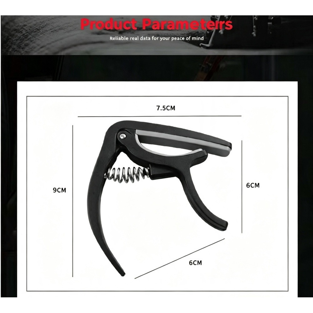 2 in 1 Guitar Capo with Bridge - Musical Instrument Organ 评论和价格