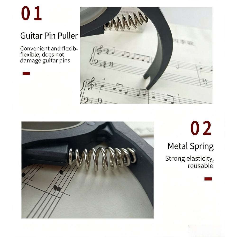 2 in 1 Guitar Capo with Bridge - Musical Instrument Organ 评论和价格