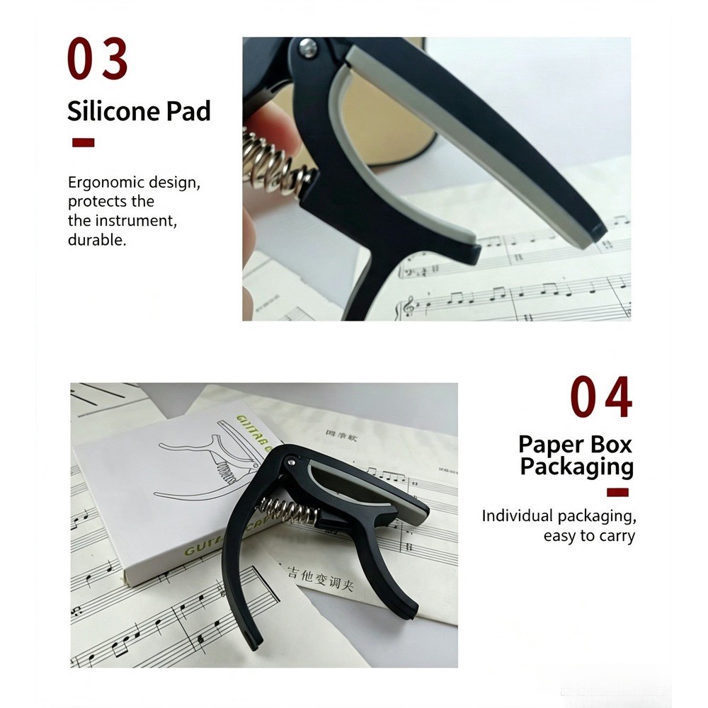2 in 1 Guitar Capo with Bridge - Musical Instrument Organ 评论和价格