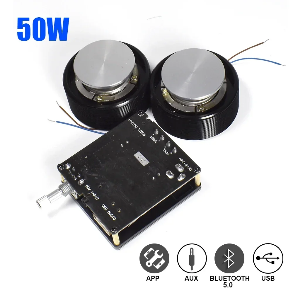 1 Set 50W 2.0 HIFI Vibration S - Musical Instrument Diy 评论和价格