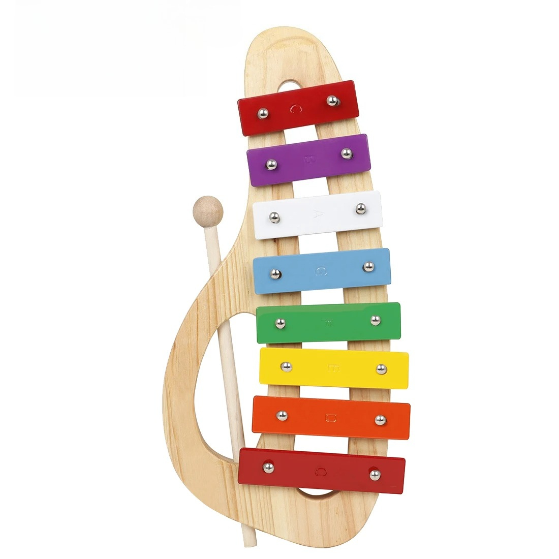 8-Tone Rainbow Xylophone, Meta - Musical Instrument Mallet 评论和价格