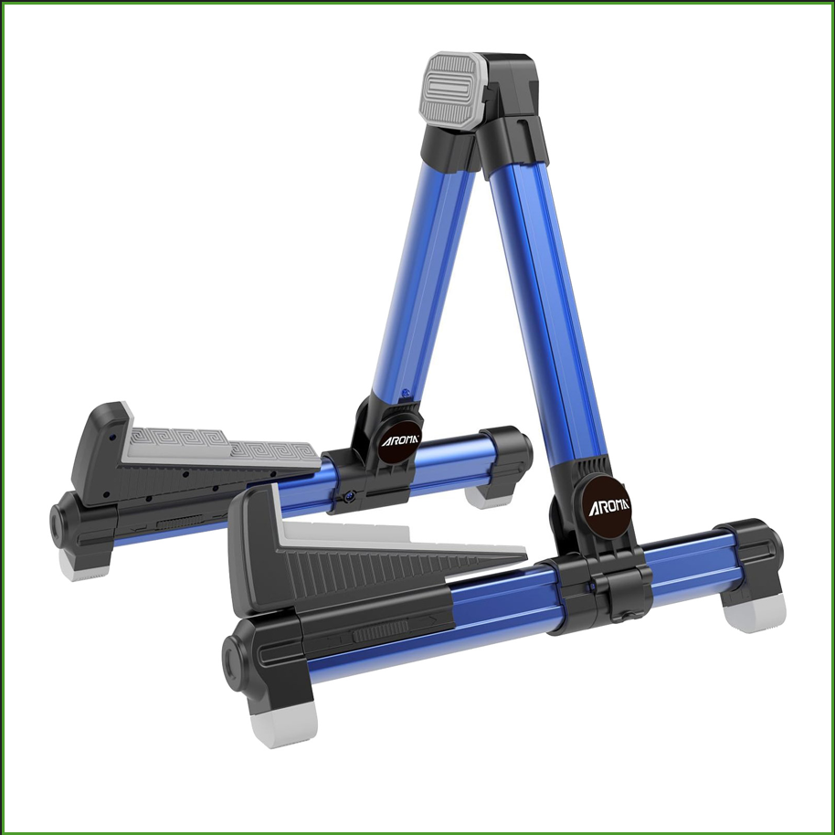 Foldable Aluminum Guitar Stand - Musical Instrument Organ 评论和价格