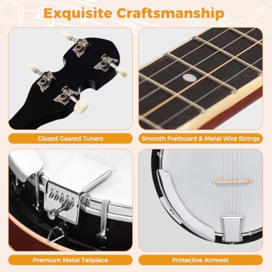 5-String Banjo, 39 Full Size B - Banjo 5 String Open 评论和价格