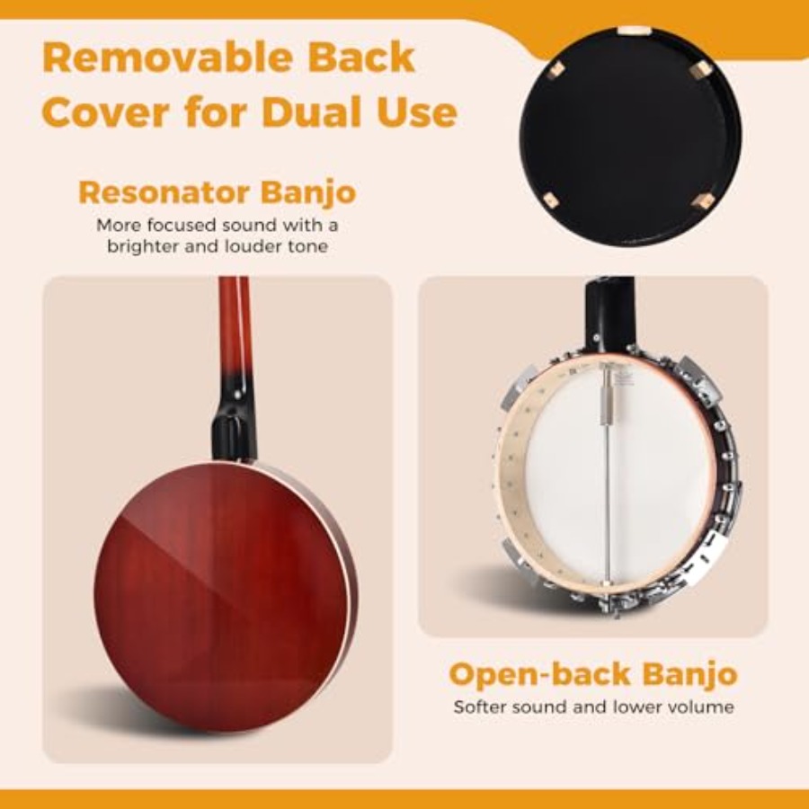 5-String Banjo, 39 Full Size B - Banjo 5 String Open 评论和价格