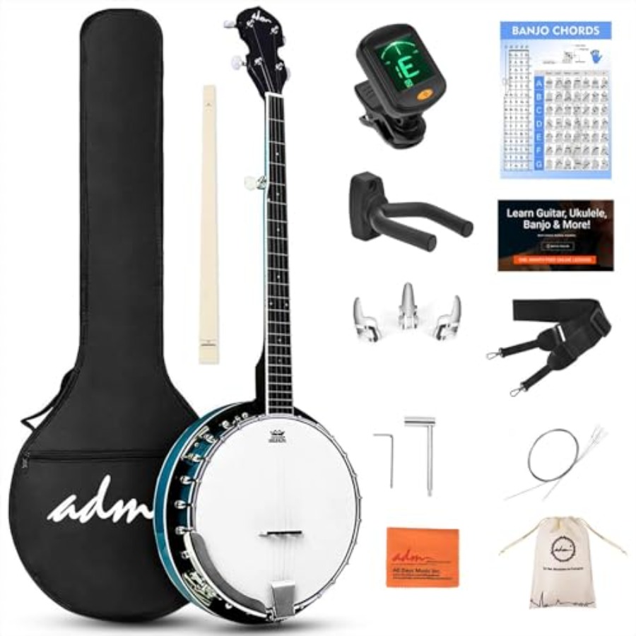 Banjo 5 String Full Size Banjo - Banjo 5 String Open 评论和价格