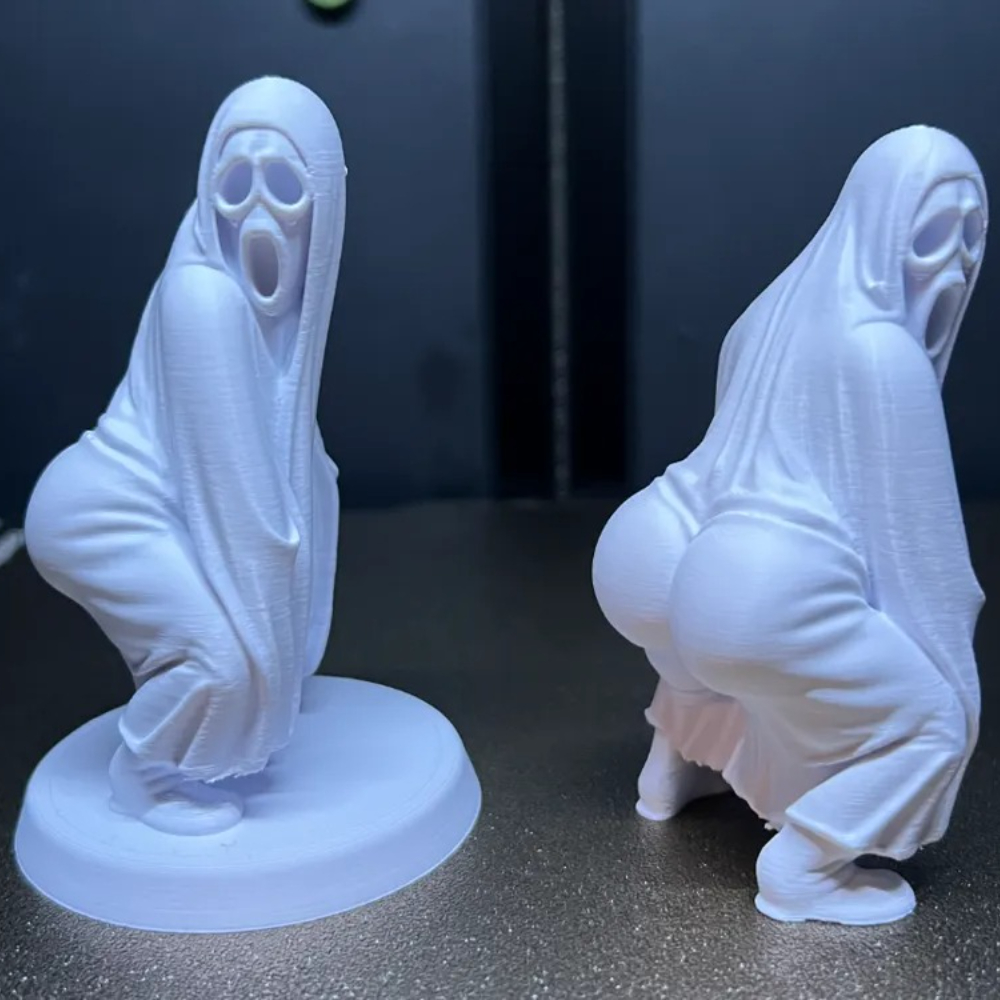 Dancing Butt Ghost Statue Orna - Musical Instrument Balalaika 评论和价格