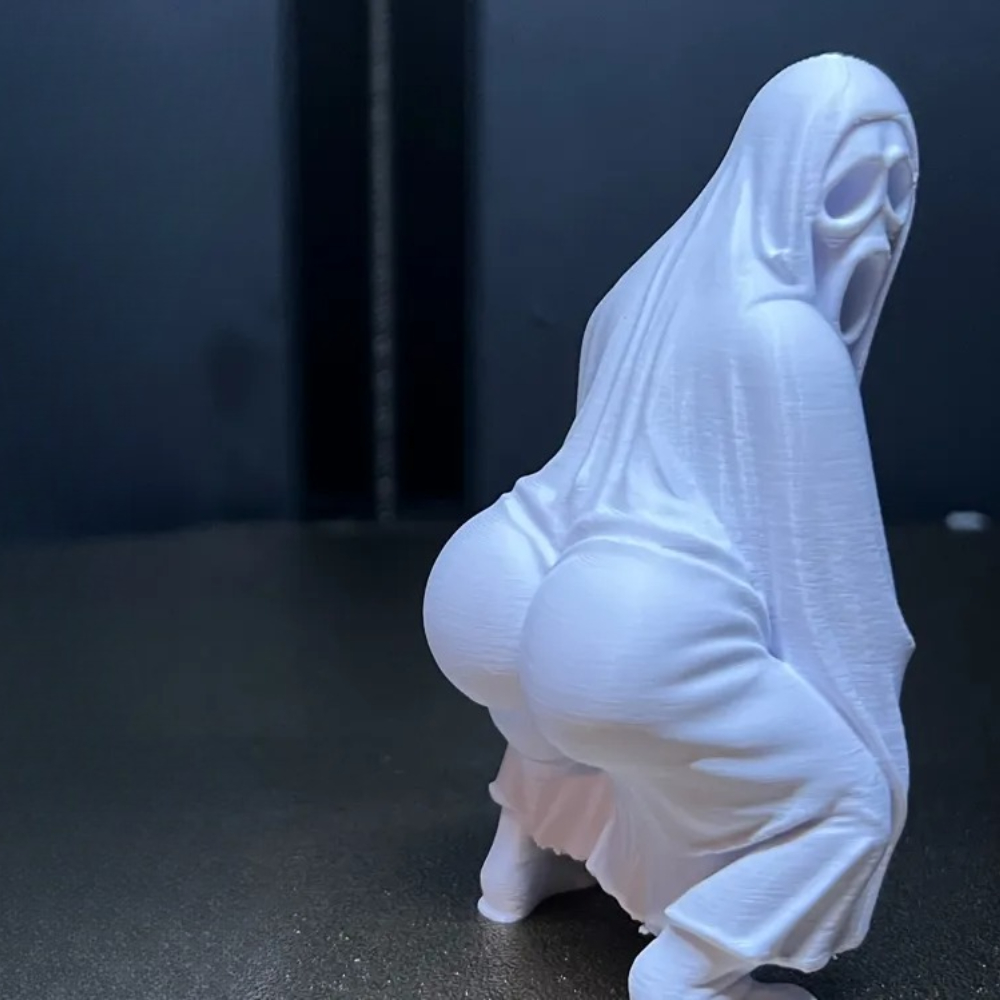Dancing Butt Ghost Statue Orna - Musical Instrument Balalaika 评论和价格