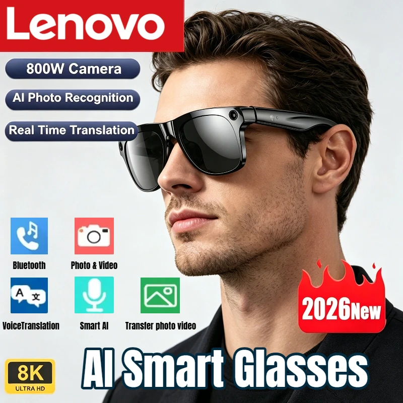 Lenovo AI Smart Glasses 8K HD  - Musical Instrument Japanese 评论和价格