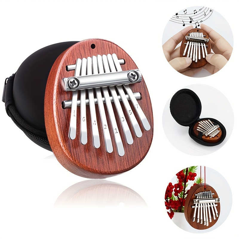 8 Key Mini Kalimba exquisite F - Musical Instrument Balalaika 评论和价格