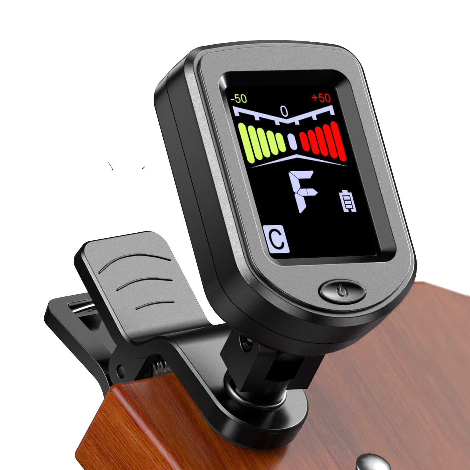 Clip-On Guitar Tuner with Regu - Musical Instrument Organ 评论和价格